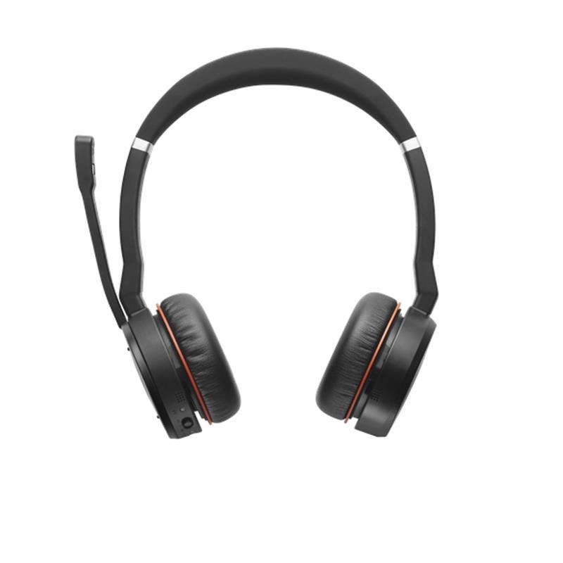 Jabra Evolve 75 Headset Bedraad en draadloos Hoofdband Oproepen/muziek Bluetooth Zwart