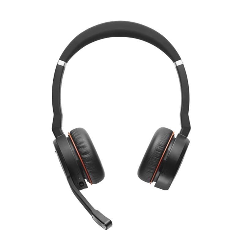 Jabra Evolve 75 Headset Bedraad en draadloos Hoofdband Oproepen/muziek Bluetooth Zwart