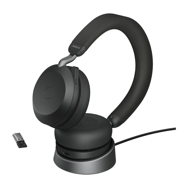 Jabra 27599-989-989 hoofdtelefoon/headset Bedraad en draadloos Hoofdband USB Type-C Bluetooth
