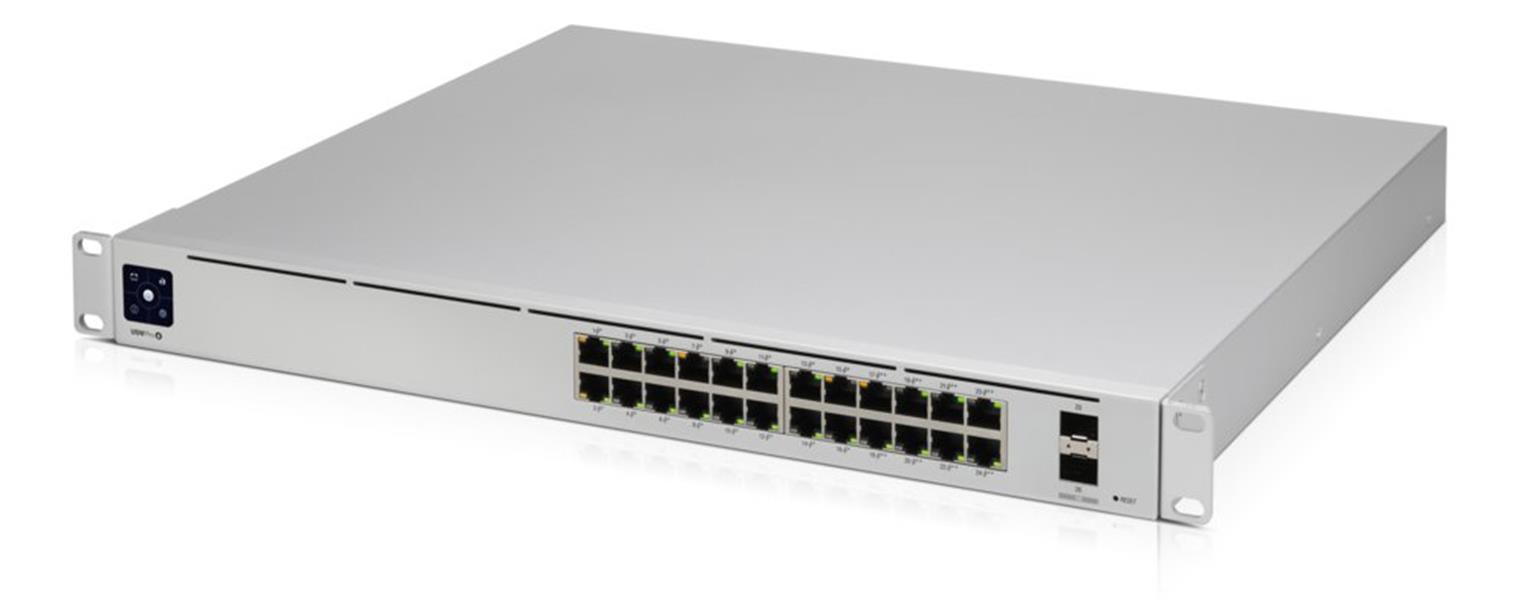 Ubiquiti Switch UniFi 24xRJ45 GBit/2xSFP+ Managed PoE+ 400W Gen2 19 Rack-Mountable, 1,3 Touchscreen