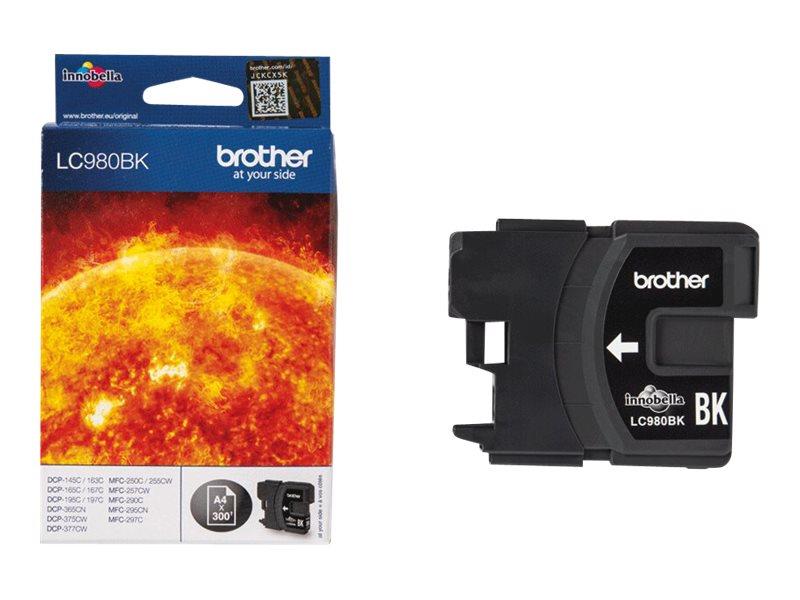 Brother LC-980BK inktcartridge Origineel Zwart 1 stuk(s)