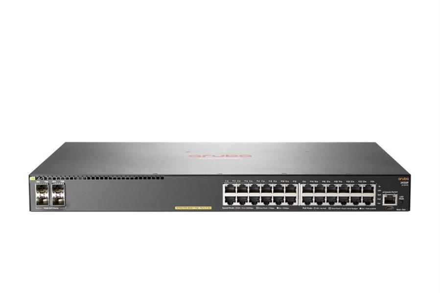 HPE Aruba Switch 2930F-24G 24xGBit/4xSFP PoE+ JL261A