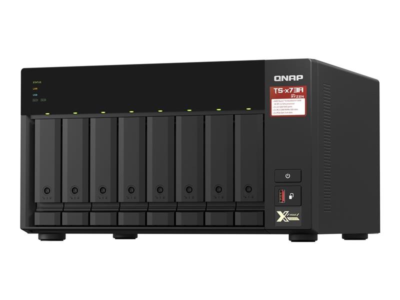 QNAP TS-873A NAS Tower Ethernet LAN Antraciet V1500B