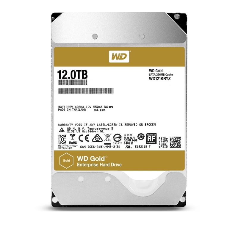 12TB GOLD 256MB - WD RE DRIVE