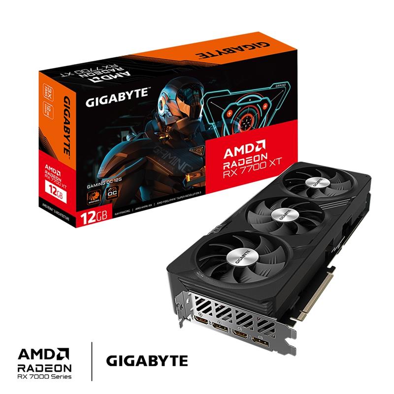 Gigabyte Radeon RX 7700 XT GAMING OC 12G AMD 12 GB GDDR6