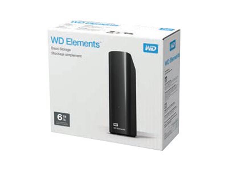 Western Digital WD Elements Portable HDD 6 TB USB 3 0