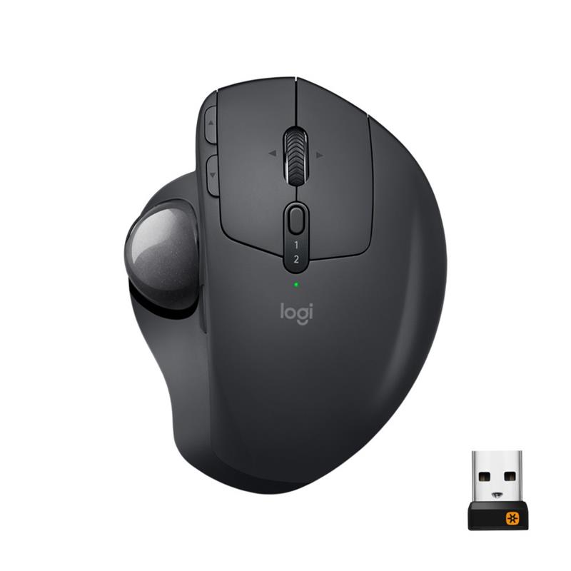 Logitech MX Ergo muis RF draadloos + Bluetooth Trackball 440 DPI Rechtshandig