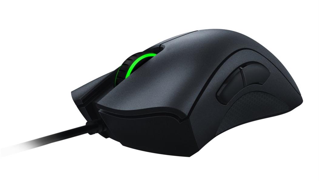 Razer Mouse DeathAdder Essential Gaming black für Rechtshänder, Kabelgebunden  2,1 m