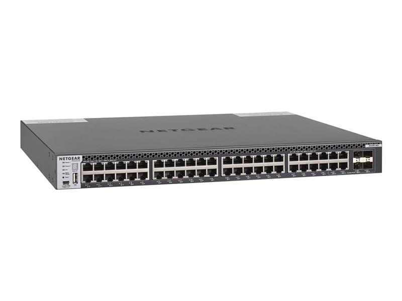 Netgear M4300-48X Managed L3 10G Ethernet (100/1000/10000) Zwart 1U