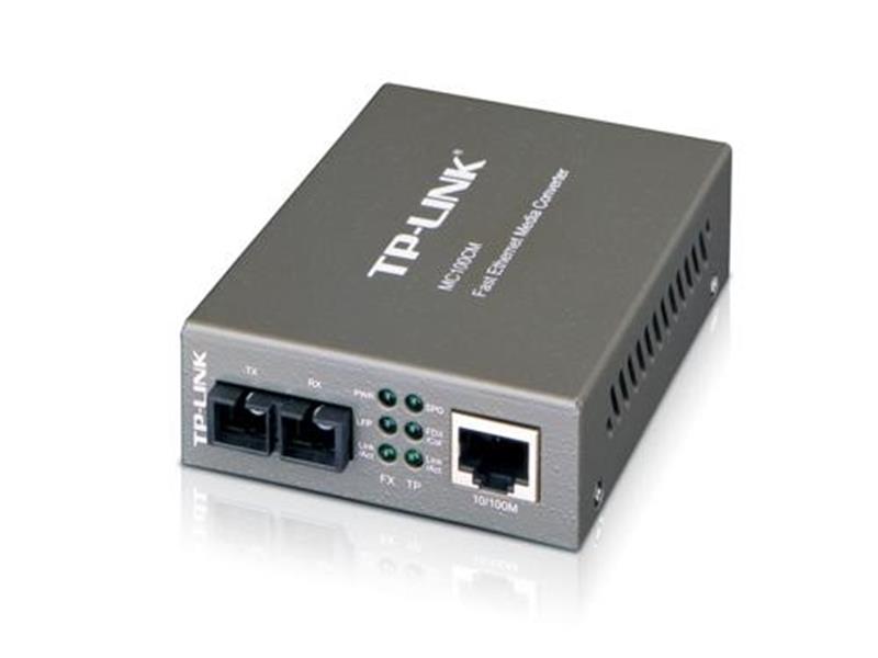 TP-LINK MC100CM netwerk media converter 1000 Mbit/s 1310 nm Zwart