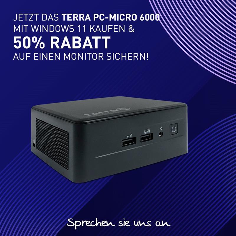 TERRA PC-Micro 6000 SILENT GREENLINE