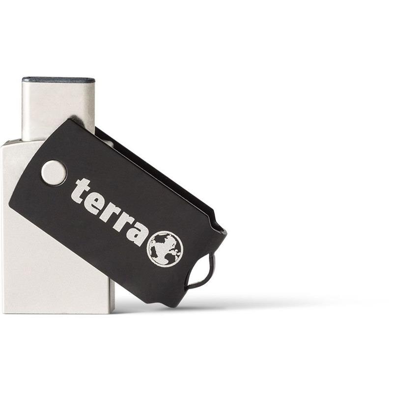TERRA USThree A+C USB3.1  64GB black Read/Write ~ 170/40 MB/s